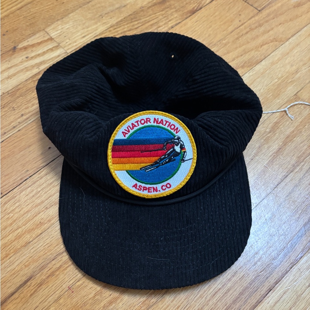 NWT AVIATOR NATION ASPEN VINTAGE CORDUROY TRUCKER HAT